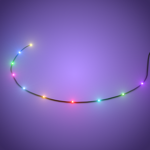 LMB 2.0 Astro Light String 10 LEDs (Black) - Multi Colour 30cm (2 Pack)